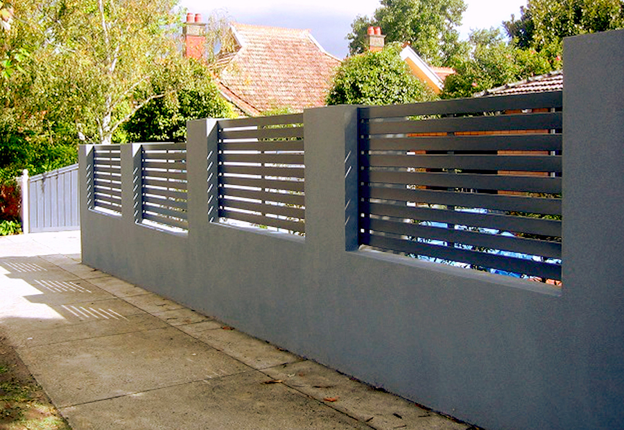 Aluminum Slat Fences, Colour Colorbond Fencing and Gate Installation Adelaide