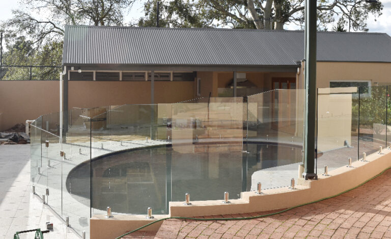 frameless glass pool fencing for swimming pools